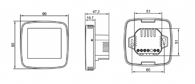 Электронный WiFi терморегулятор Frontier TH 1732WiFi