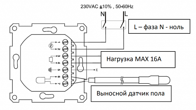 Универсальный терморегулятор Frontier TH 0502RS