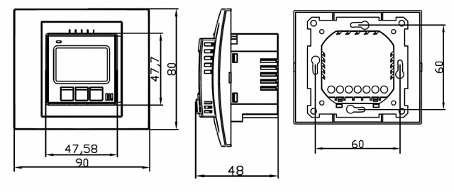 Универсальный терморегулятор Frontier TH 0502RS